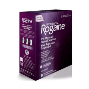 Rogaine 2% Minoxidil Hair Loss Treatment Topical Solution 3 x 60 ml